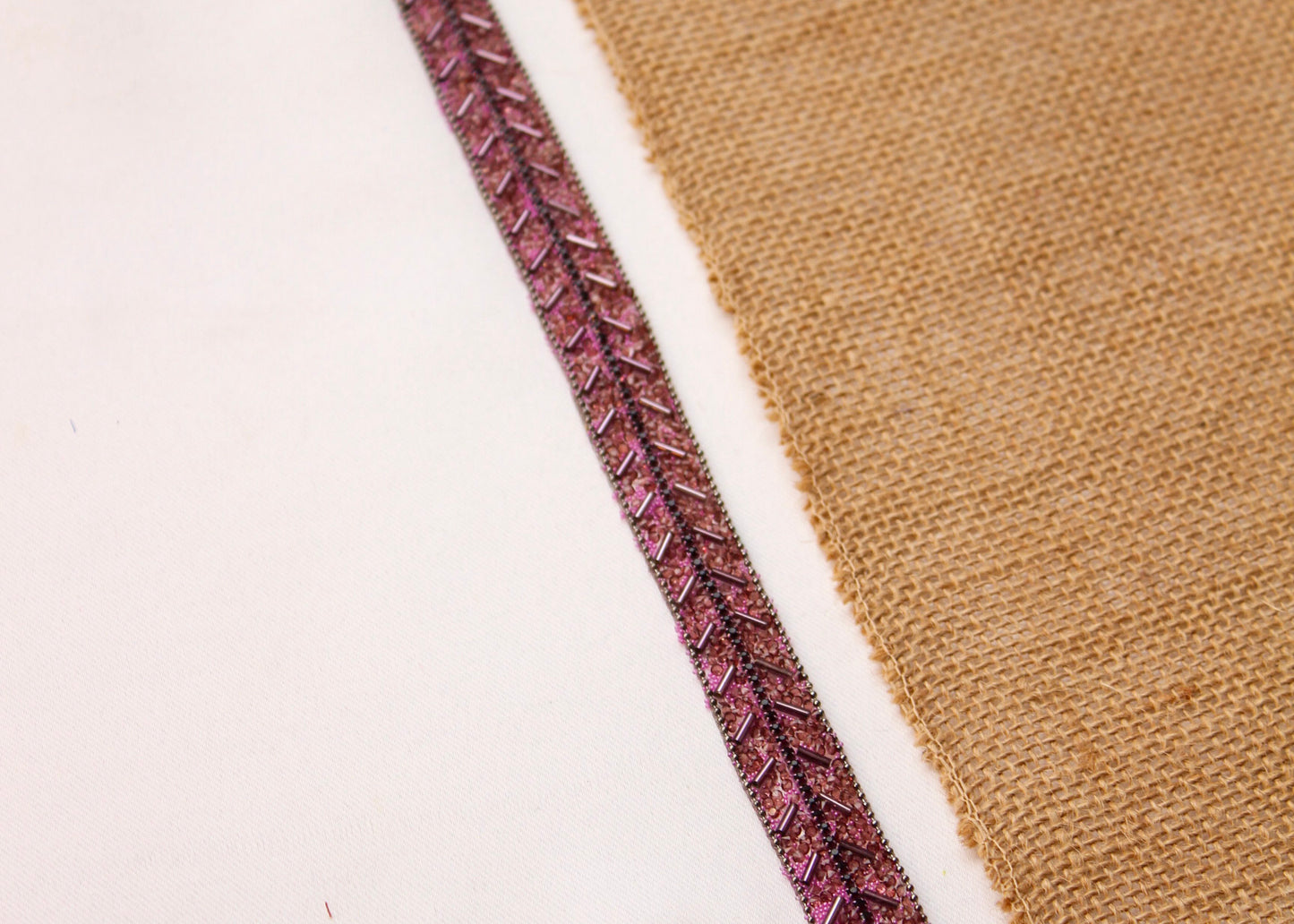 Choker Brillantina morado