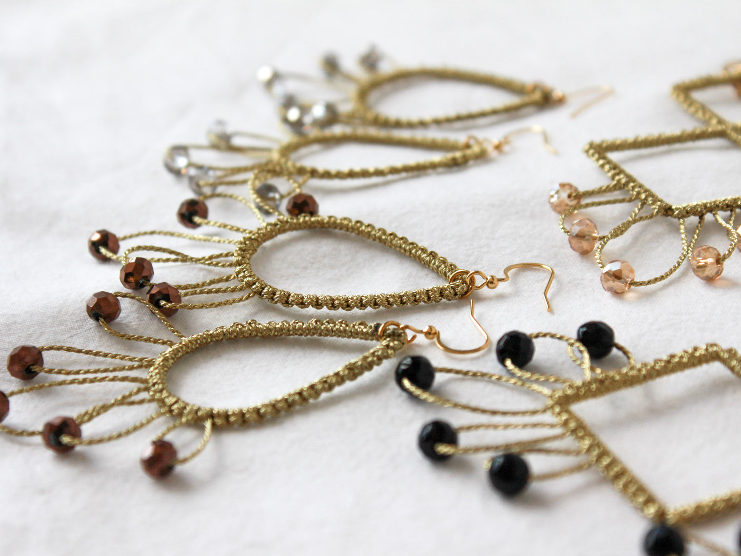 Pendientes Macramé Gota