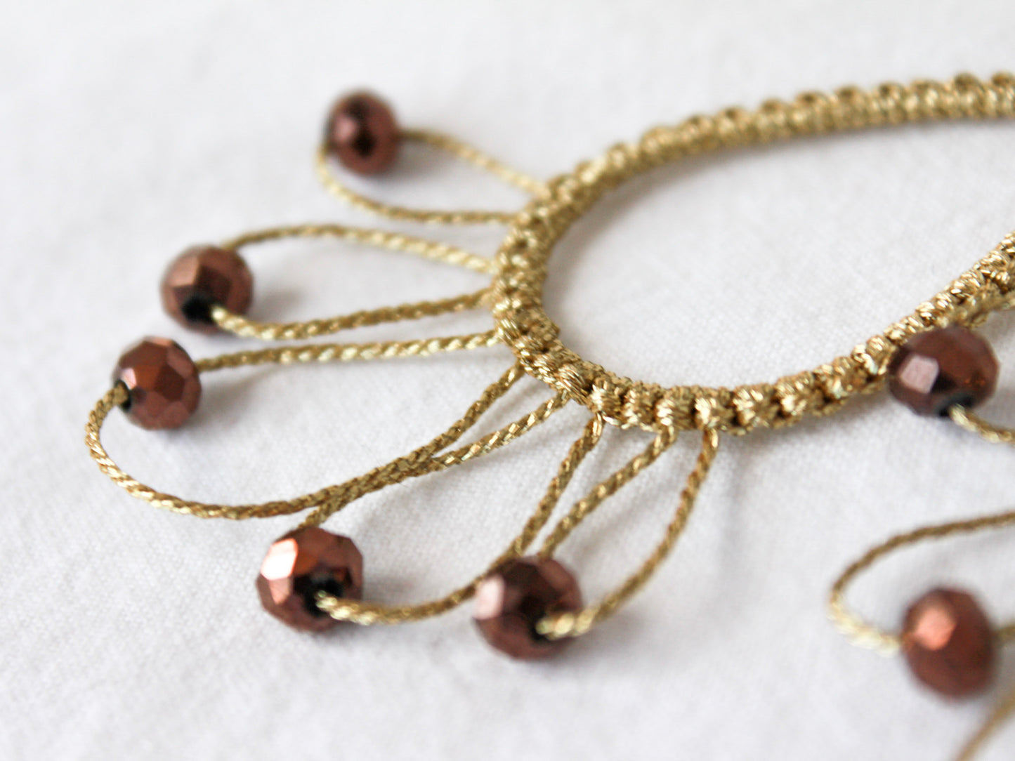 Pendientes Macramé Gota