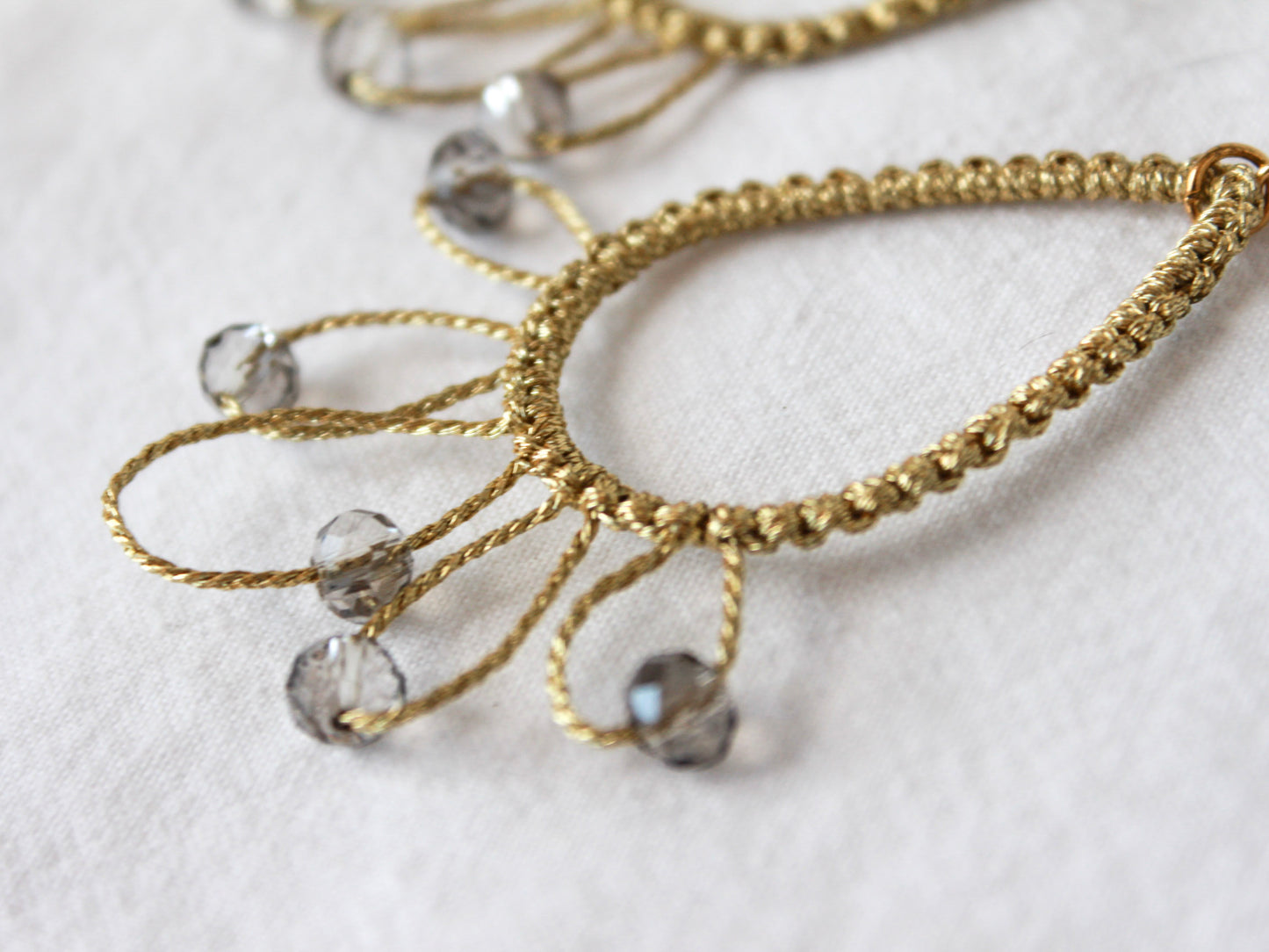 Pendientes Macramé Gota