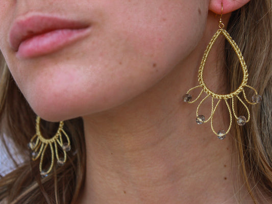 Pendientes Macramé Gota