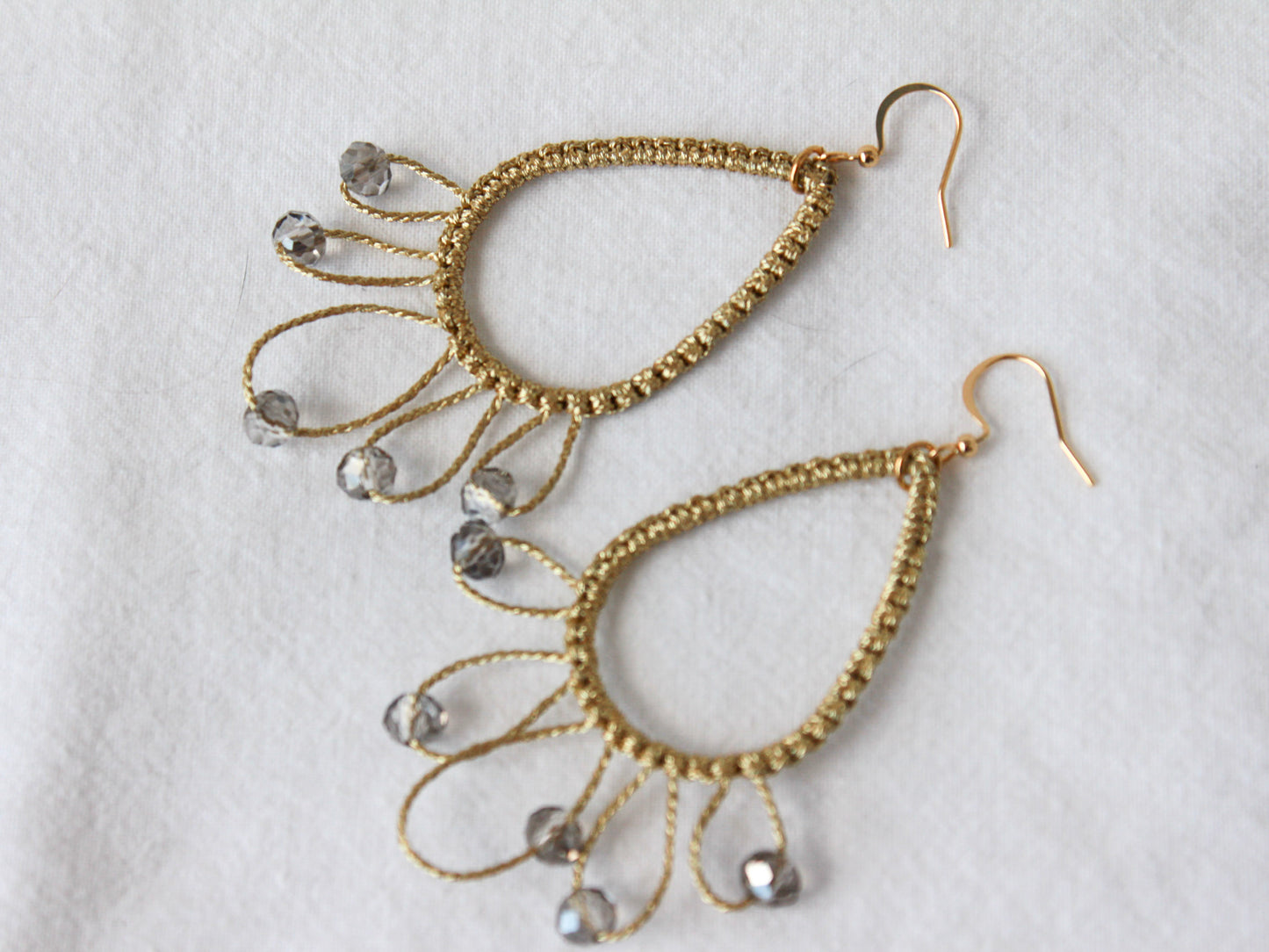 Pendientes Macramé Gota