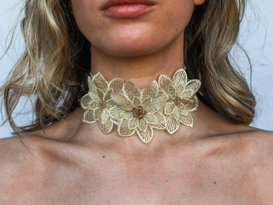 Choker Mimosa Dorado