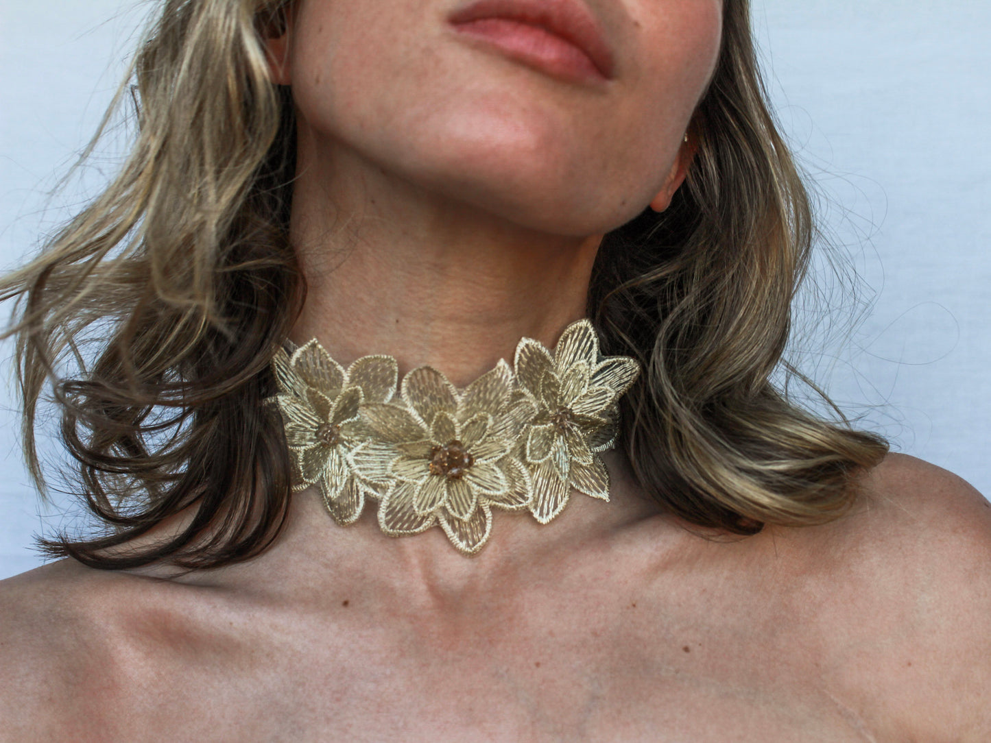 Choker Mimosa Dorado