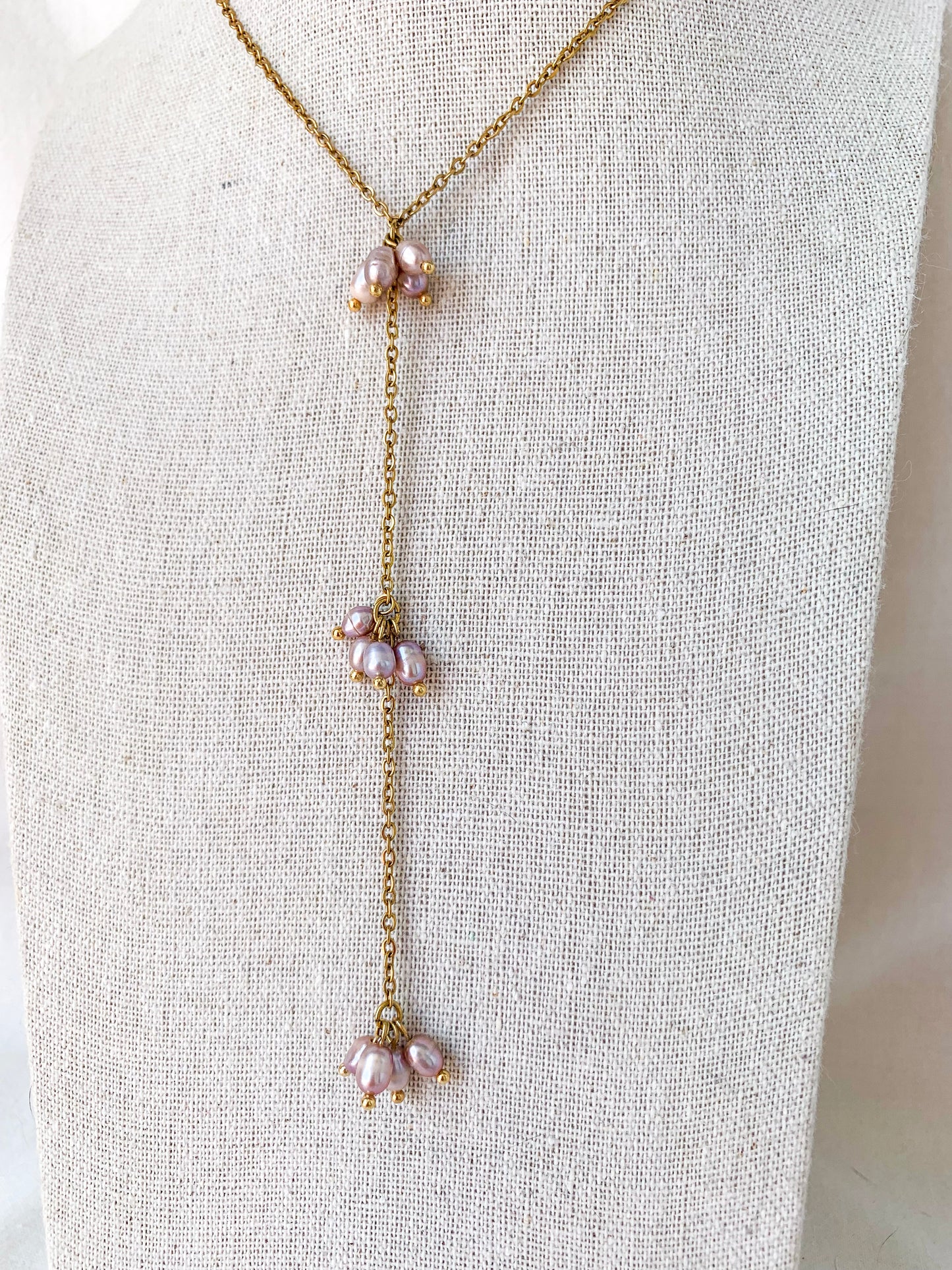 Collar Triple Perlas