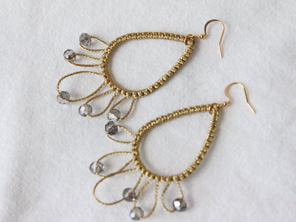 Pendientes Macramé Gota