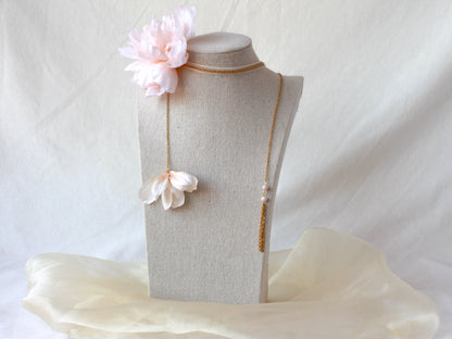Choker Flor Blanco