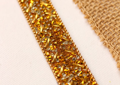 Choker Brillantina dorado