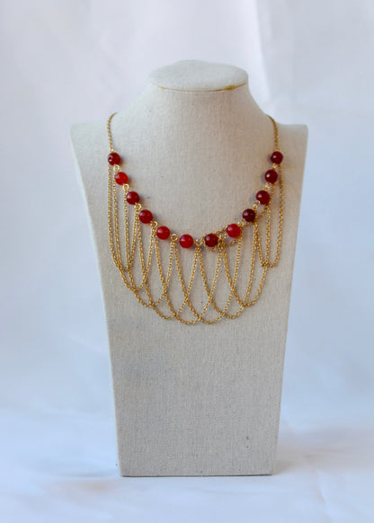 Collar Telma rojo